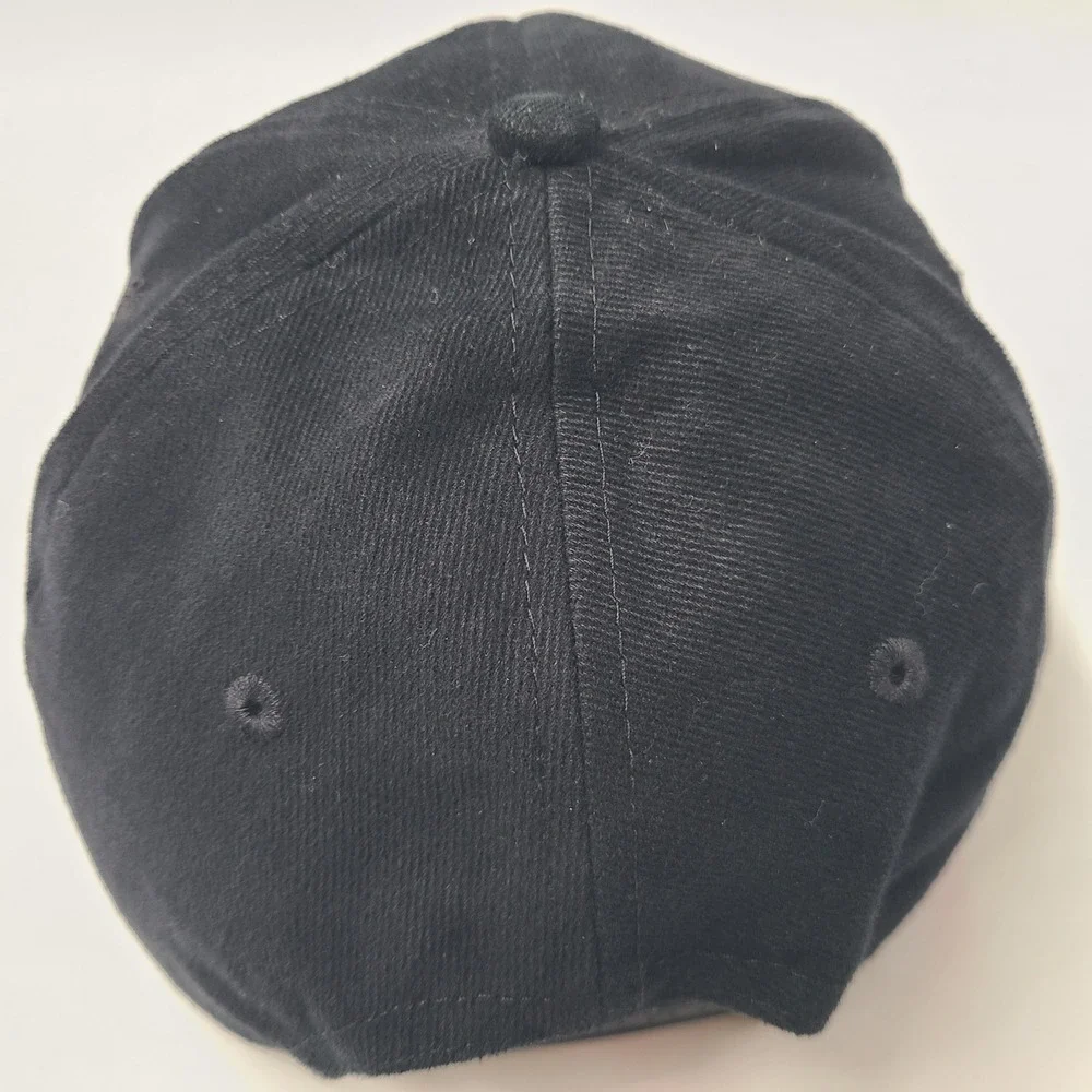 Vintage Kung Fu Fighters Hat Snapback Black White Martial Arts Casual Cotton Men